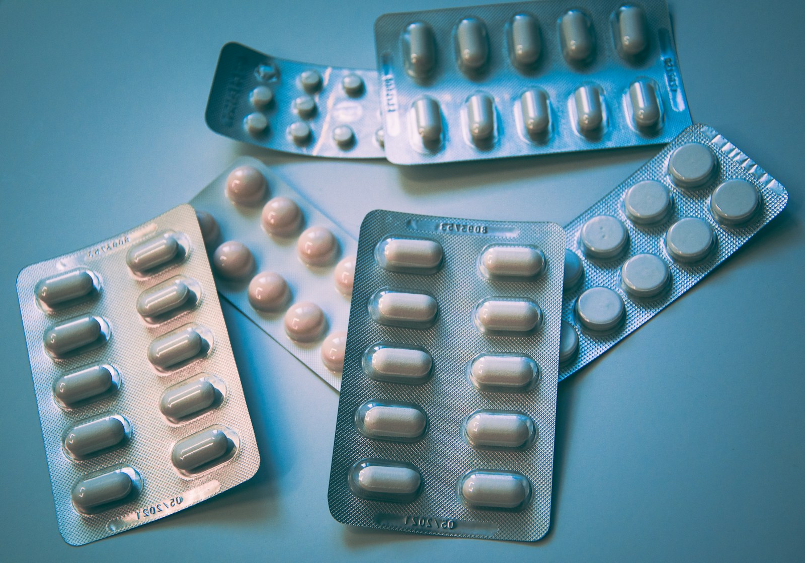 Blisterverpackungen mit Tabletten für die Pharmaindustrie